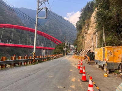 八仙山林道0.1K工區 交通管制區域